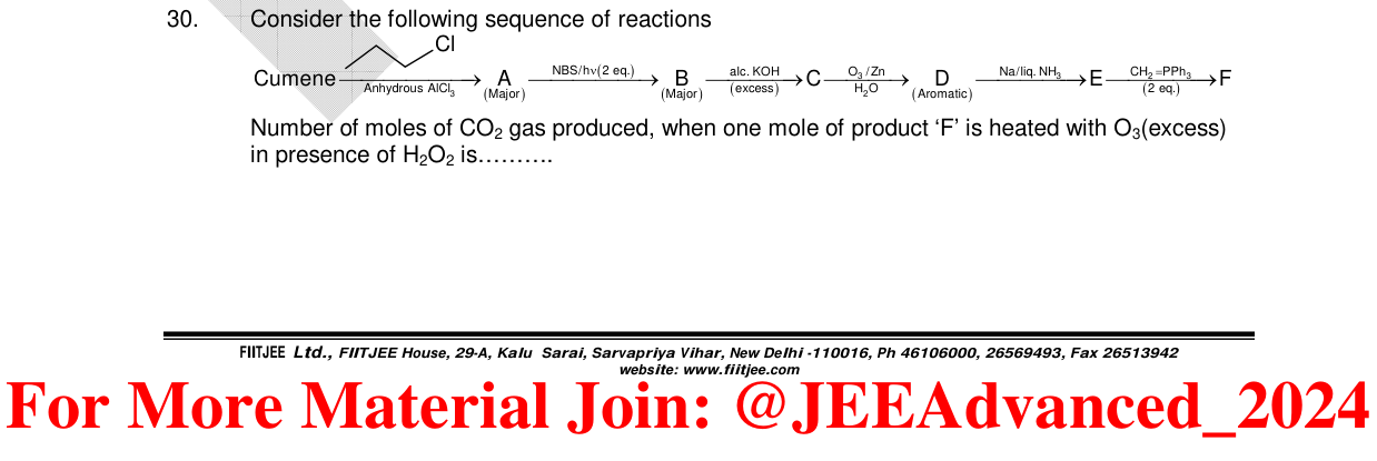 Chemistry diagram for: See image