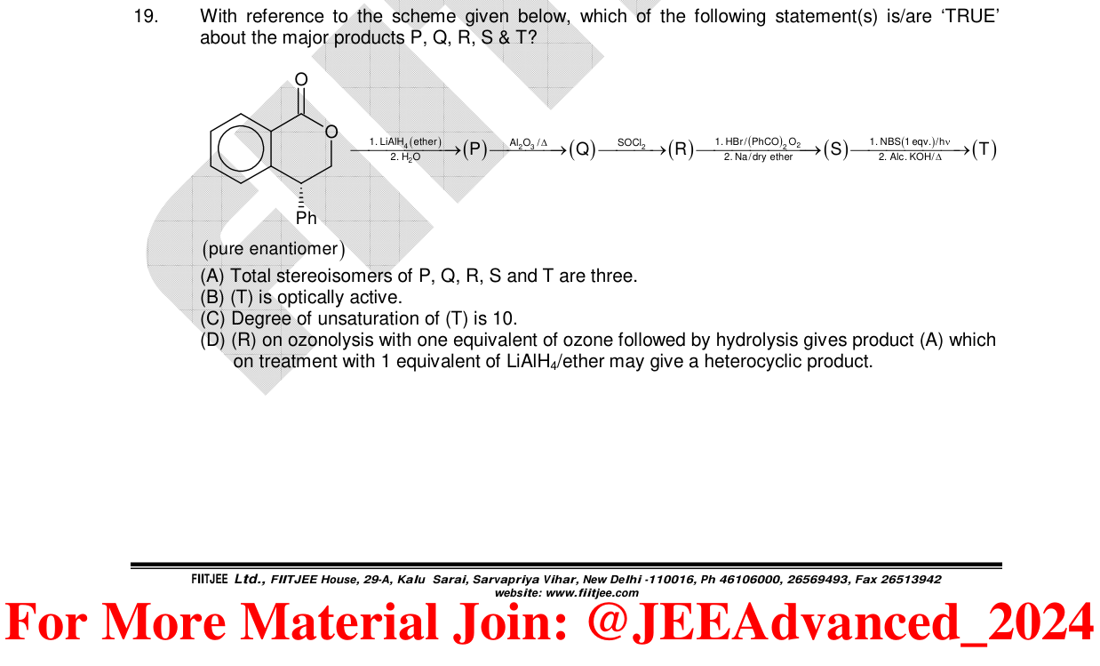 Chemistry diagram for: See image