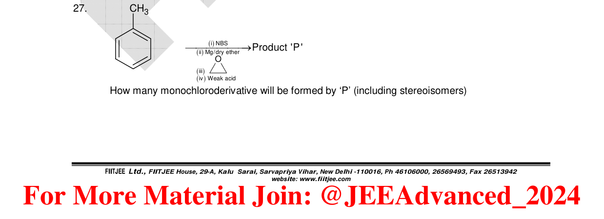 Chemistry diagram for: See image