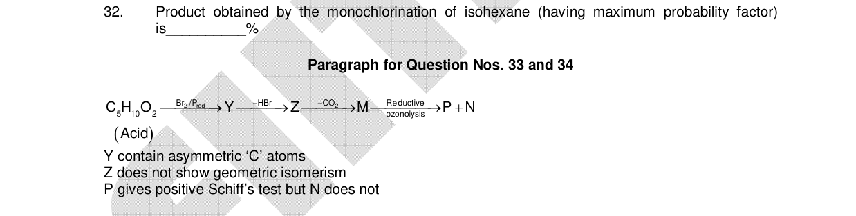 Chemistry diagram for: See image