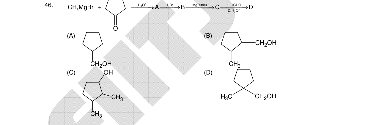 Chemistry diagram for: See image
