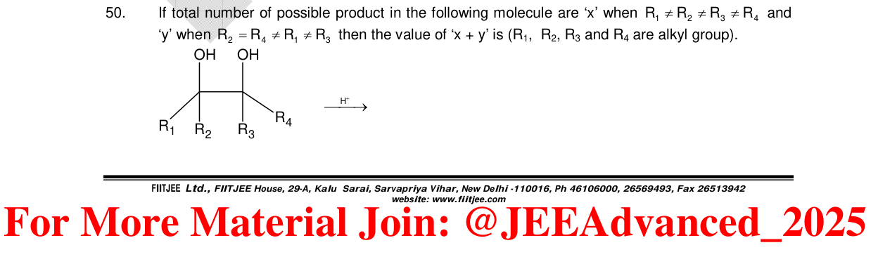 Chemistry diagram for: See image