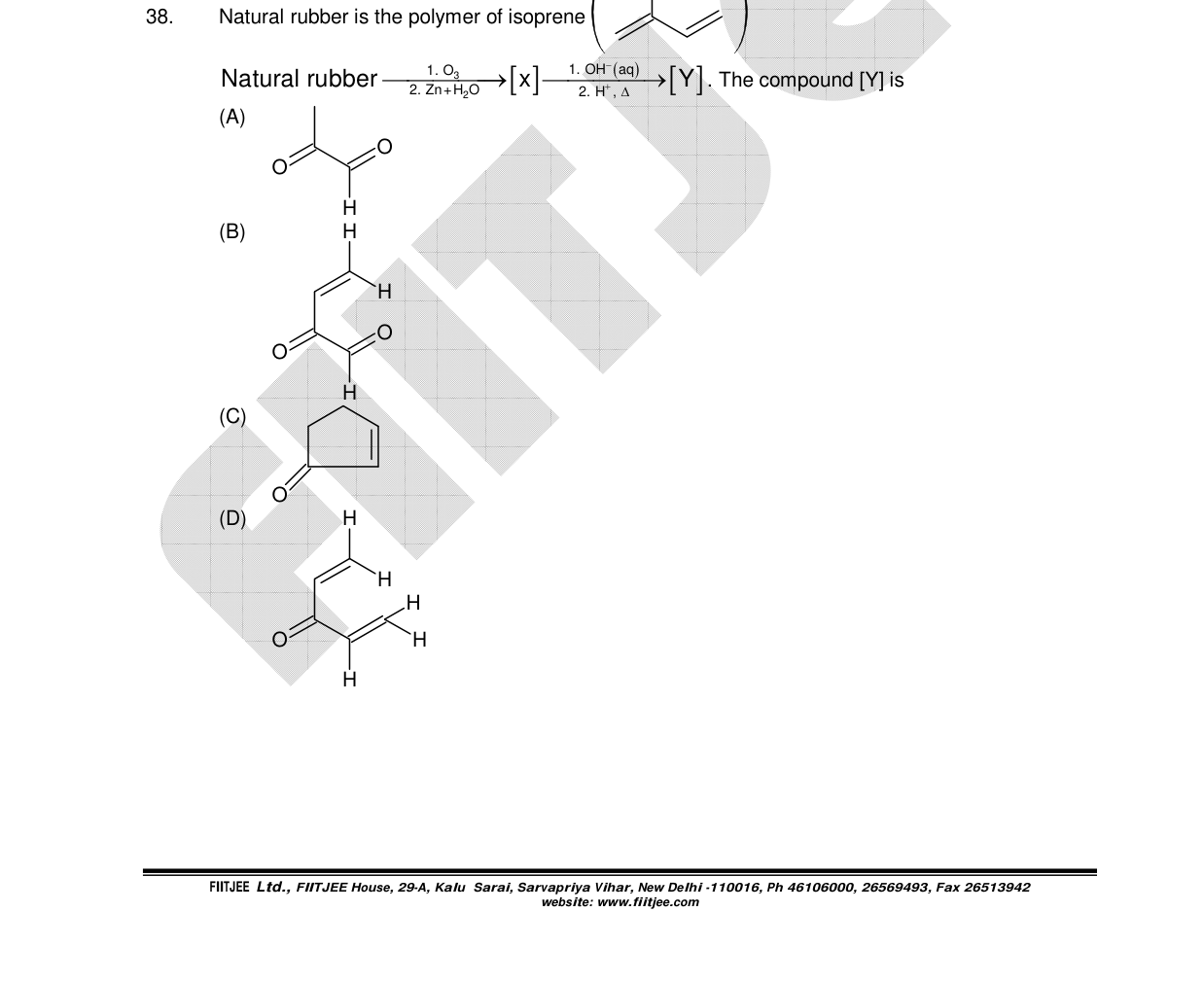 Chemistry diagram for: See image
