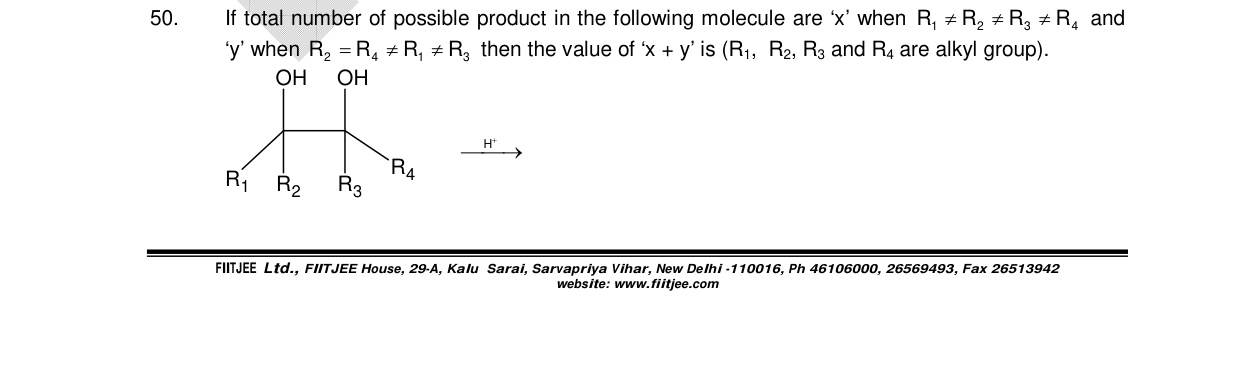 Chemistry diagram for: See image