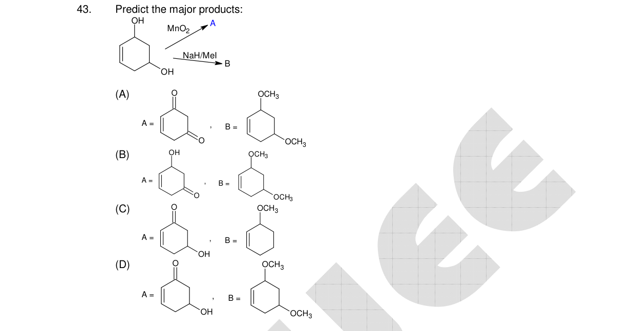 Chemistry diagram for: See image
