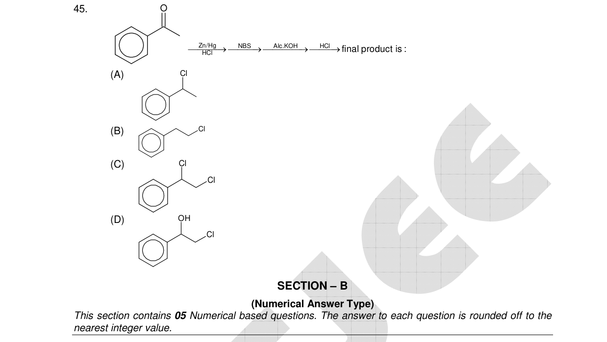 Chemistry diagram for: See image