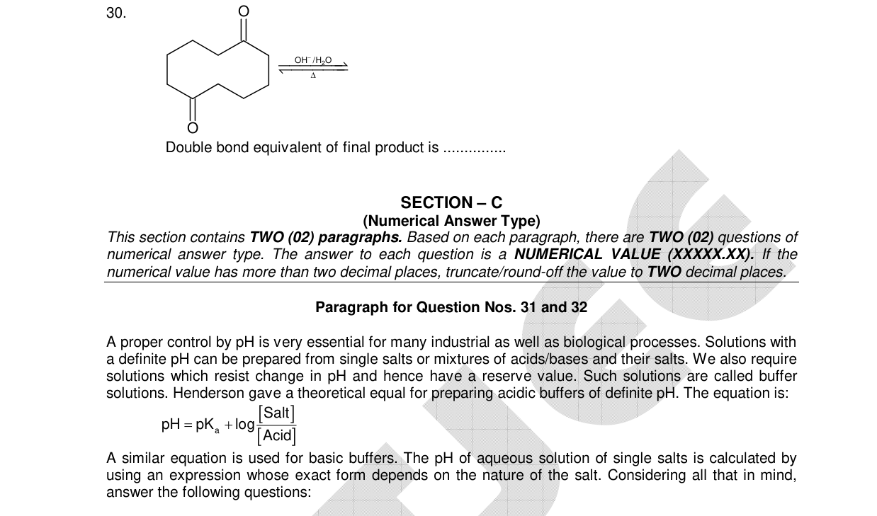 Chemistry diagram for: See image