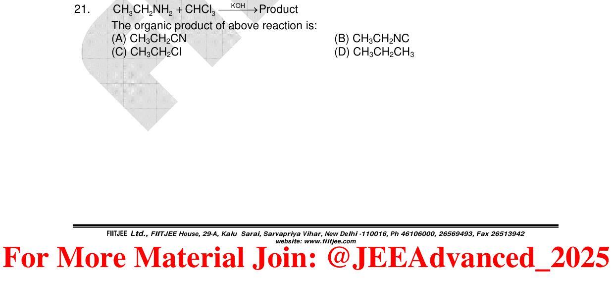 Chemistry diagram for: See image
