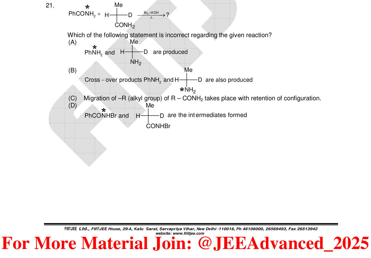 Chemistry diagram for: See image