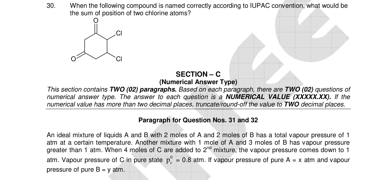 Chemistry diagram for: See image
