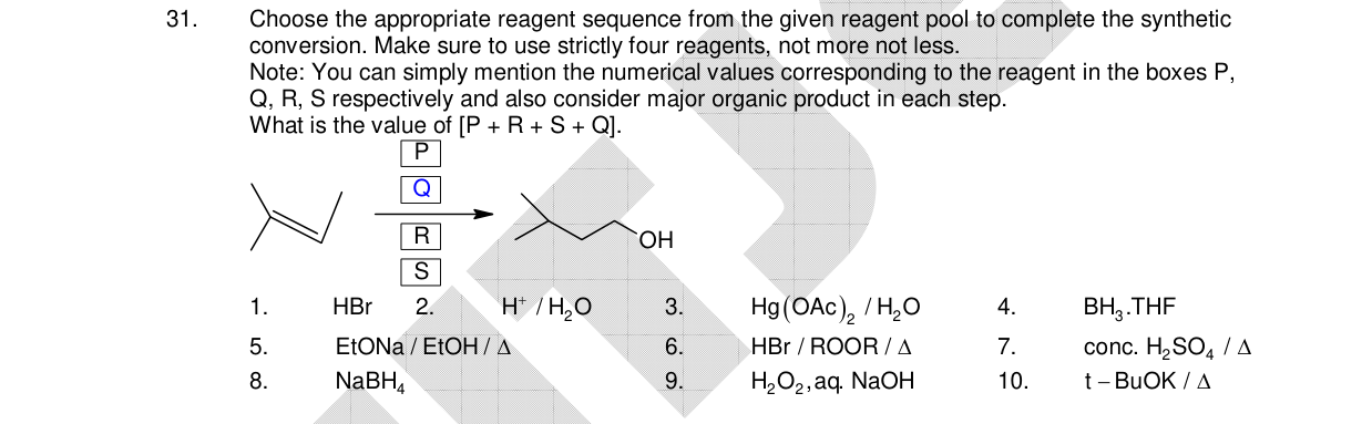 Chemistry diagram for: See image