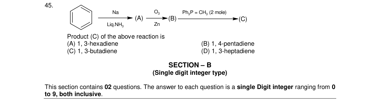 Chemistry diagram for: See image