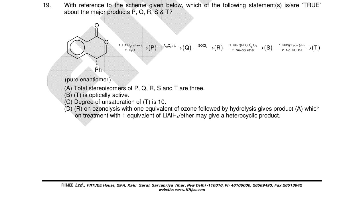 Chemistry diagram for: See image