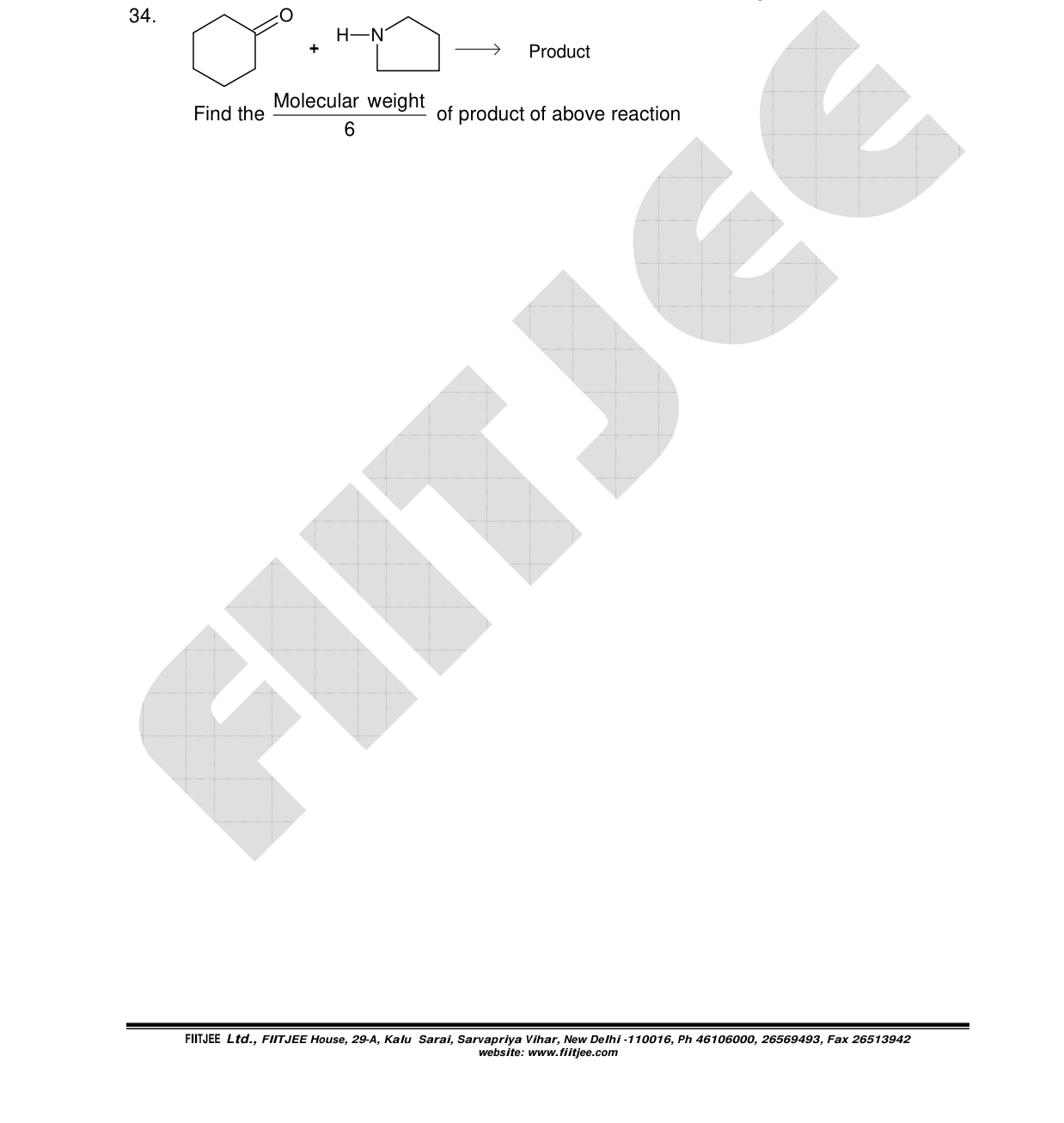 Chemistry diagram for: See image