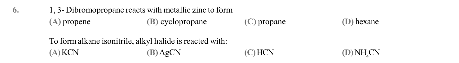 Chemistry diagram for: See image