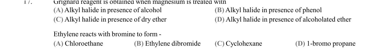 Chemistry diagram for: See image