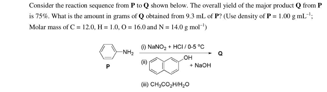Chemistry diagram for: See image