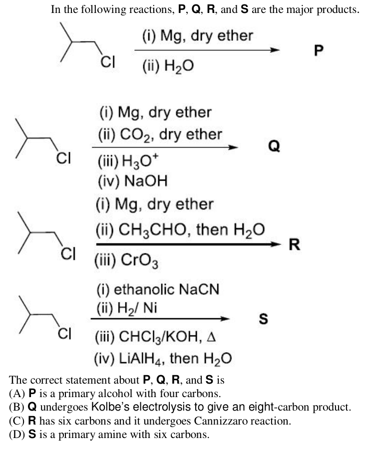 Chemistry diagram for: See image