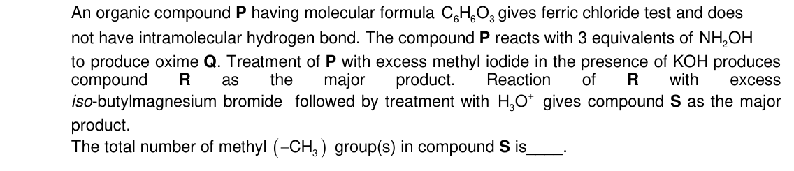 Chemistry diagram for: See image