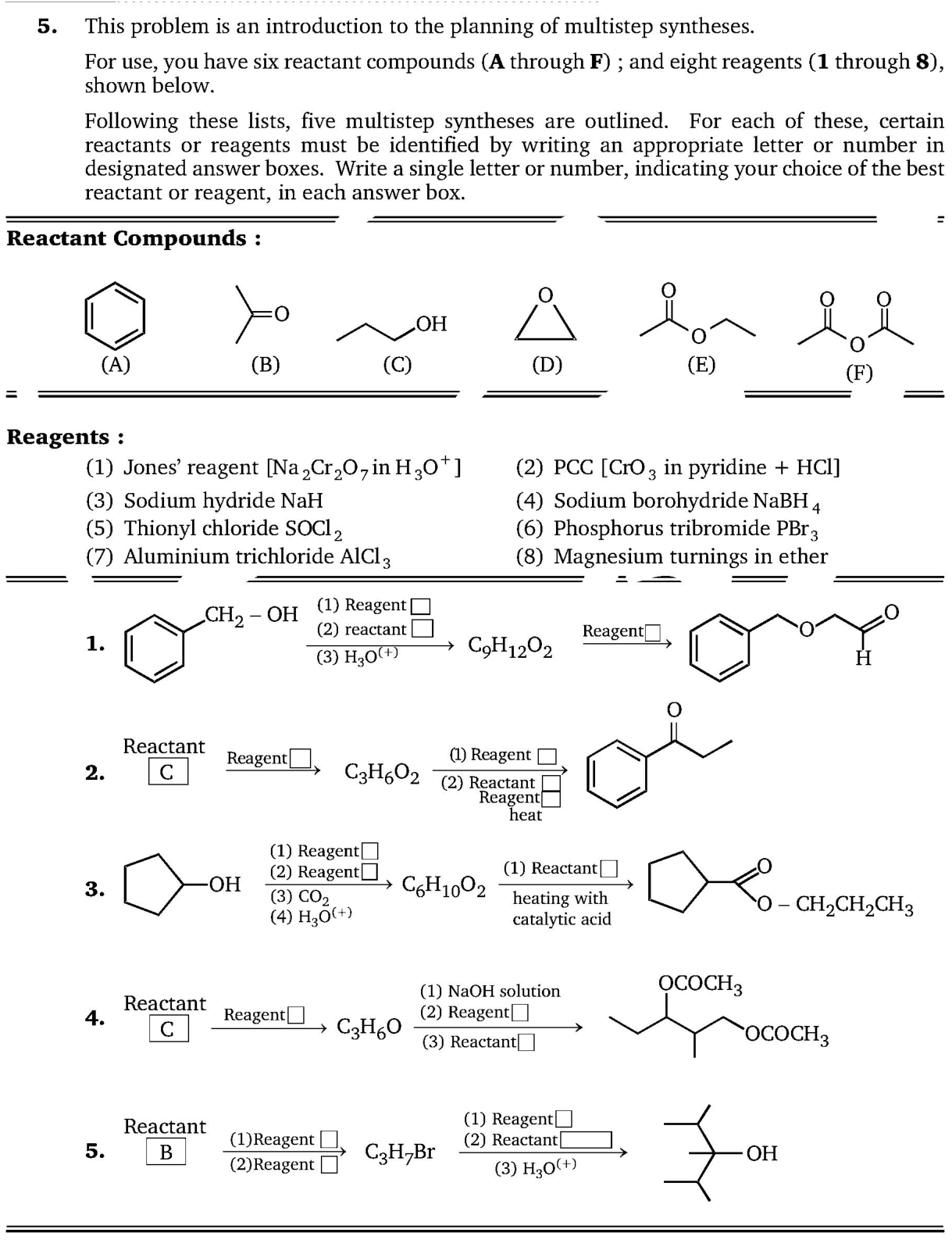 Chemistry diagram for: See image