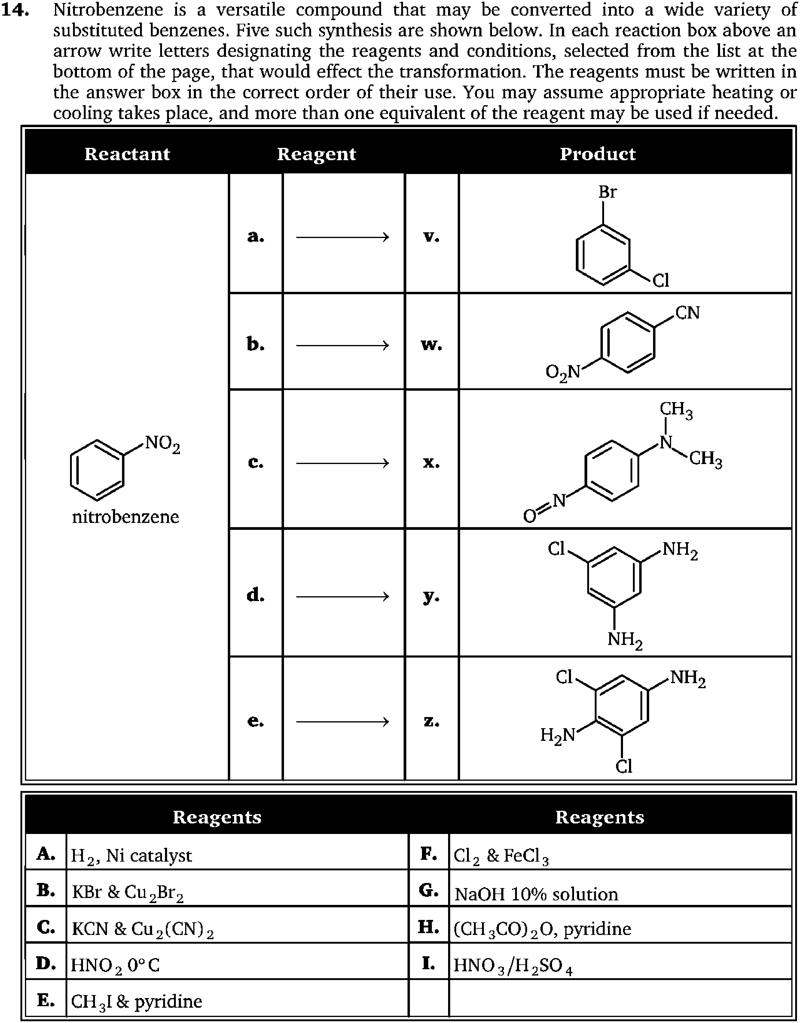 Chemistry diagram for: See image