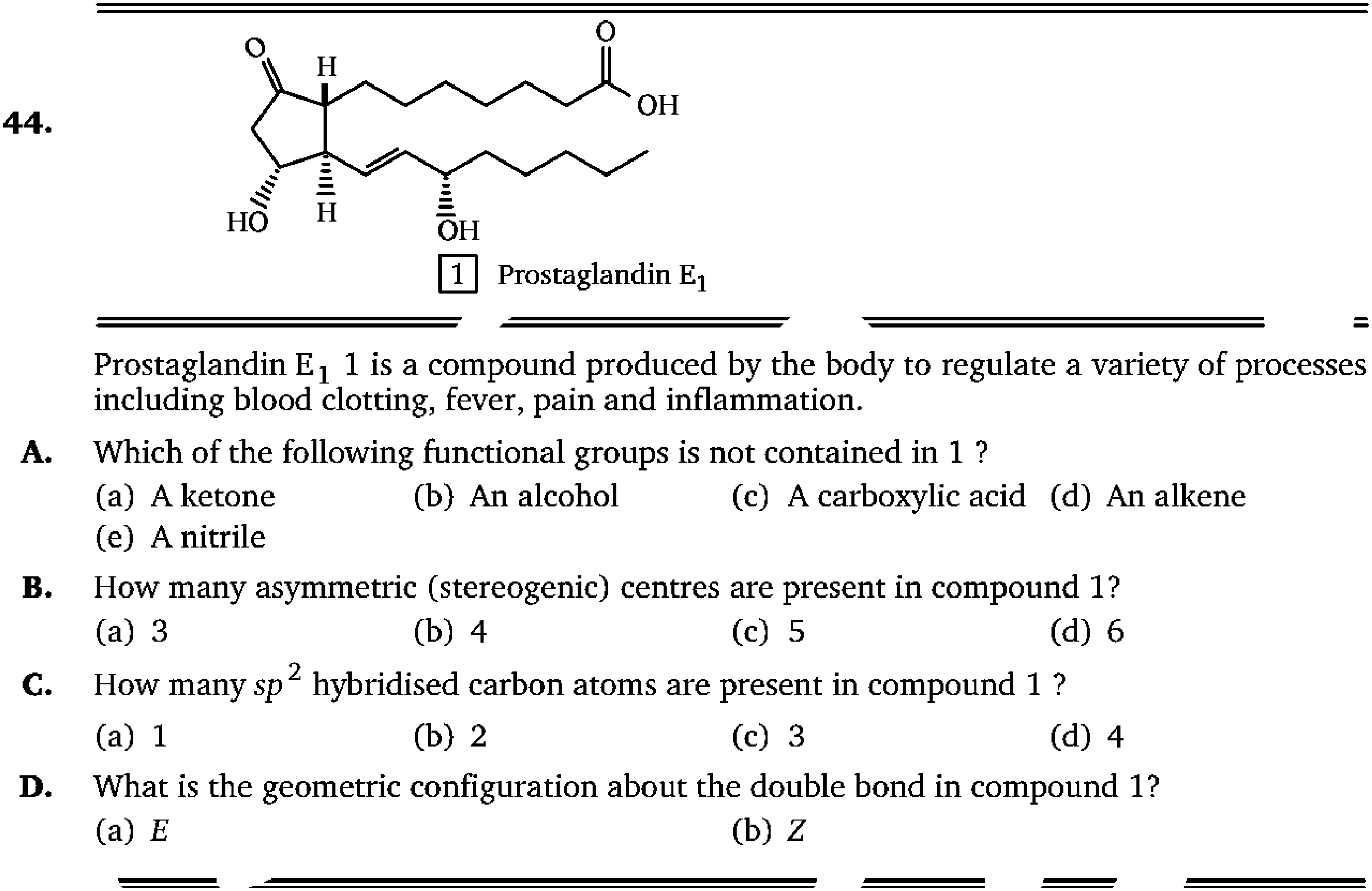 Chemistry diagram for: See image