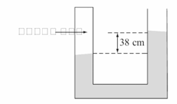 Chemistry diagram for: What will be the decrease in level of mercury in the open arm at any time, t?