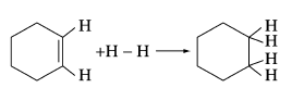 Chemistry diagram for: The bond energies (in kJ/mol) at 25°C are C-C = 346, C-H = 413, H-H = 437, C=C = 611. From these data, the value of δ H